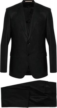 HUGO BOSS Hombre, Trajes, Negro, Talla: M
