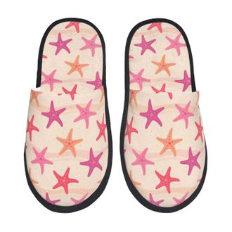 Generic Starfish Unisex House Shoes Warm Slippers Breathable Sliders For Bedroom Indoor Outdoor L