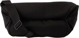 Saint Laurent Bolso Cruzado con Bordado de Logo - Bags - Hombre - Negro - ONE SIZE