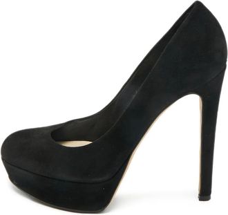 Dior Pumps in pelle scamosciata con plateau - Nero