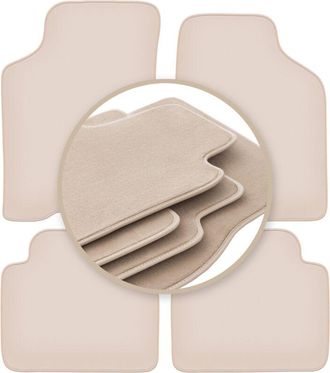 OEM Alfombrillas Premium Beige Para: Kia Sephia Ii Sed&aacute;n 1997-2001