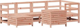 vidaXL 7 Piece Garden Sofa Set Solid Wood Douglas Fir vidaXL