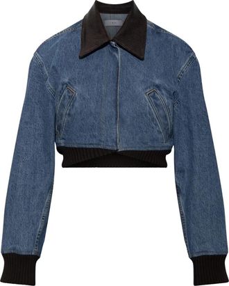 Iro Audace Jacket - Dames - Spijkerjassen - Blauw - M - Katoen - Jassen