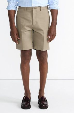 Lands End Comfort Waist 9 No Iron Chino Shorts in Khaki at Nordstrom, Size 44 X 9