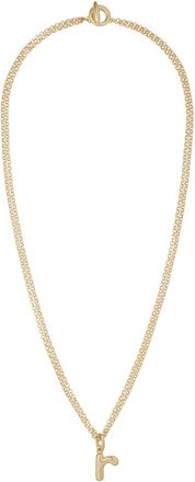 Roxanne Assoulin The Puffy Initial necklace - Gold
