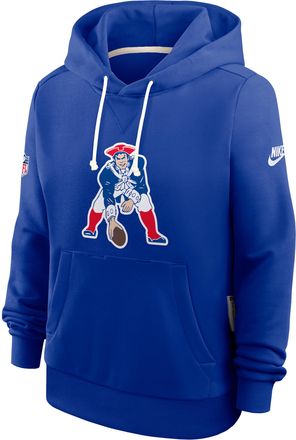 Nike New England Patriots Alt Pack Nike Womens Dri-FIT NFL Pullover Hoodie in Blue | 03C34DAQ8K-V4T