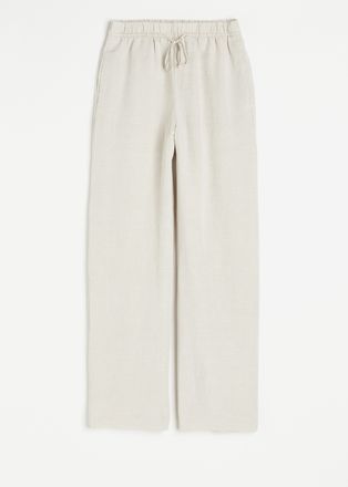 H&M Schlupfhose aus Leinenmischung - Beige