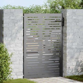 vidaXL Puerta De Jard&iacute;n, Puerta De Jard&iacute;n 85x100 Cm Dise&ntilde;o Cuadrado De Acero Corten Vidaxl