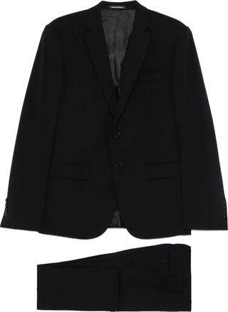 Emporio Armani blue suit - men - Virgin Wool/Elastane/Viscose/Acetate - 46 - Black
