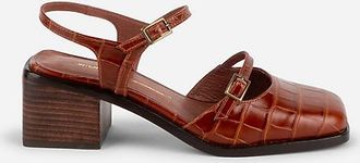 Intentionally blank Mitzi Ankle-Strap Block Heels