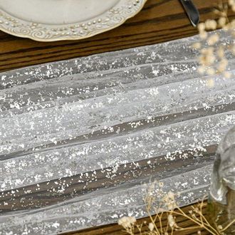 OEM Tira De Mesa Transparente Con L&aacute;mina Brillante, 75 X 300 Cm, Decoraci&oacute;n Para Fiestas, Celebraciones Y Cumplea&ntilde;os (interiores), Naranja
