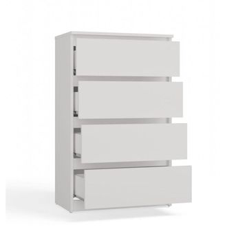 Topeshop C&oacute;moda Blanca M4 60 Malwa Para Sala De Estar, Dormitorio, Hogar Y Oficina