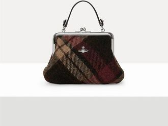 Vivienne Westwood Granny Frame Purse Harris Tweed Check Light-check One Size Women