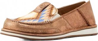 Ariat Womens Cruiser Shoe In Metallic Bronze/aztec Blanket