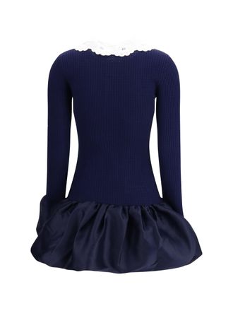 Self Portrait Mini Dress - Navy