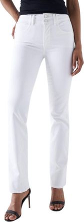Salsa Jeans Straight Secret straght in White for Women Women, 001 White, 31W / 32L