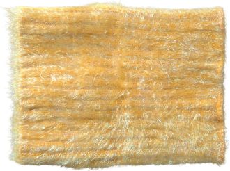 Dolce & Gabbana Womens Yellow Polyester Mohair Fiber Neck Wrap Scarf