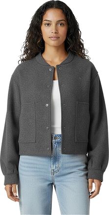 Jack Wills Effen bomberjack voor dames (Grijs)