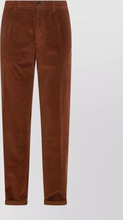 Pantaloni Torino casual trousers with corduroy texture and pockets