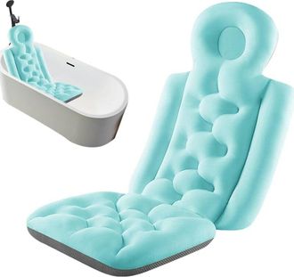 OEM Almohada Para Ba&ntilde;era - Almohada De Cuerpo Entero Para Spa, Coj&iacute;n De Cuerpo Entero Para Ba&ntilde;era C&oacute;moda Almohada De Cuerpo Entero, Alfombrilla De Ba&ntilde;o, A