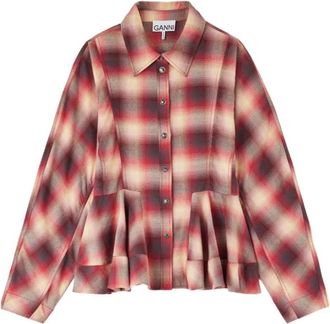 Ganni Mujer, Blusas y Camisas, Rosa, Talla: S