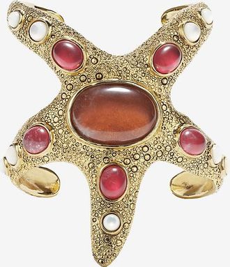 Goossens Paris Goldene Manschette mit Steinen &Eacute;toile de Mer