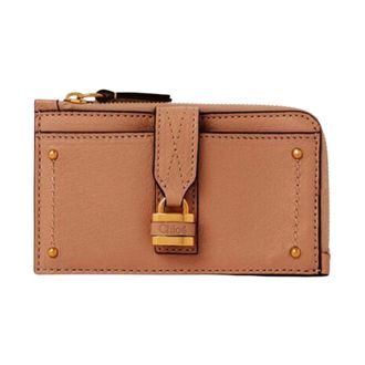 Chlo&eacute; Accessoires, Dames, Bruin, ONE Size, Katoen, Paddington Small Card Holder