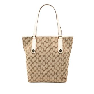 Gucci Tweedelige Gg Canvas Charmy Tote