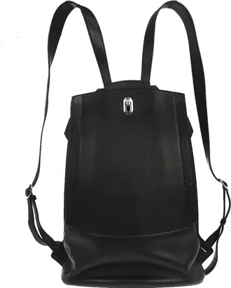 Herm&egrave;s Gr24 Evercolor Black Leather Backpack Bag (Pre-Owned)