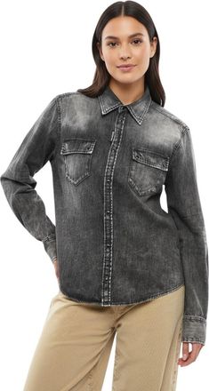 Dsquared2 Dark Grey Solid Shirt