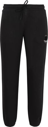Moncler Logo Detail Katoenen Trainingsbroek - Heren - Sweatpants - Zwart - M - Katoen - Broeken