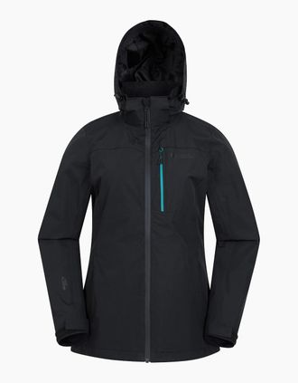 Mountain Warehouse Womens Mountain Warehouse Womens/Ladies Rainforest II Extreme Waterproof Jacket - Black - Size: 10
