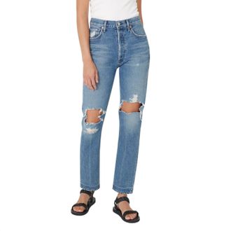 Citizens Of Humanity Charlotte High Rise Straight Jeans In Soiree