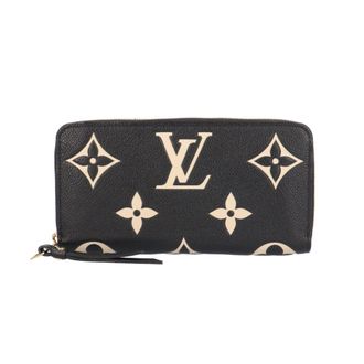 Louis Vuitton Monogram Empreinte Beige Black Monogram Empreinte Long Wallet (Bi-Fold) (Pre-Owned)