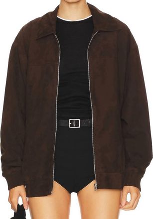 LaMarque Womens Caden Bomber Jacket In Chocolate
