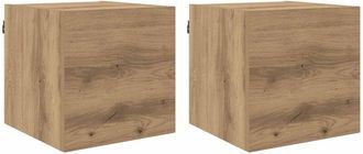 vidaXL Mueble De Tv Roble Artesanal 30,5 X 30 X 30 Cm Vidaxl