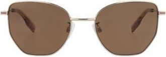 McQ by Alexander McQueen 50mm Core Cat Eye Sunglasses in Gold Gold Brown at Nordstrom Rack