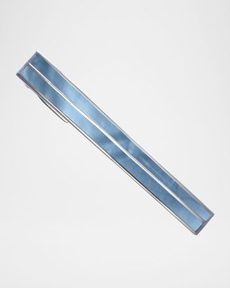 Link Up Men & apos;s Mother-Of-Pearl Stripe Tie Bar