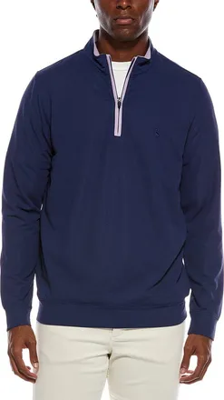 Tailorbyrd Tailorbyrd Micro Grid Textured Performance 1/4-Zip Pullover