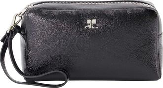 Courr&egrave;ges Tassen, Dames, Zwart, ONE Size, Katoen, Ac Beauty Pouch