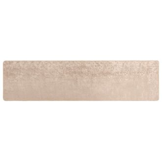 vidaXL Pasillo De Alfombra Marsa Beige 100 X 450 Cm Poli&eacute;ster Y Pvc Vidaxl