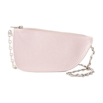 Burberry Womens Micro Sling Clutch Pink Lambskin