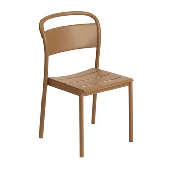 MUUTO Linear Steel Side Chair, burnt orange