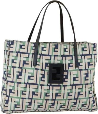 Fendi Pre-owned Tote Bags, female, Multicolor, Size: ONE SIZE Pre-owned Canvas Tote Bag