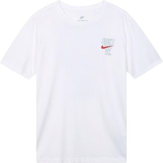 Nike Mens Nike As Nsw Gaokao Ss Tee Athleisure Casual Sports Alphabet Round Neck Short Sleeve White T-Shirt DX0322-100
