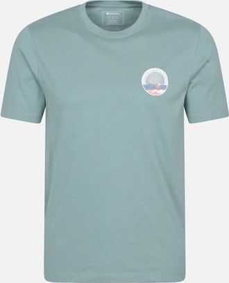 Mountain Warehouse Mens Mountain Warehouse Mens Brighton Short-Sleeved T-Shirt - Green - Size: 38