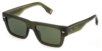 Police SPLQ87E SUPERNOVA 1 02GN Mens Sunglasses Green Size 54
