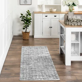 nuLOOM Avelina Abstract Stripes Machine Washable Area Rug