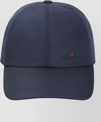 Kiton baseball cap technical fabric curved brim