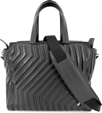 Balenciaga Black Leather Handbag Shoulder Bag Tote Bag (Pre-Owned)